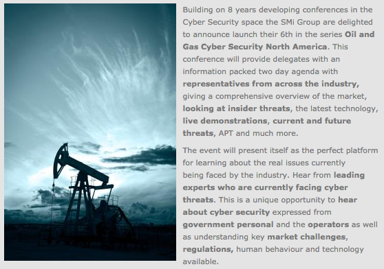 2015 Oil & Gas Cybersecurity Conference