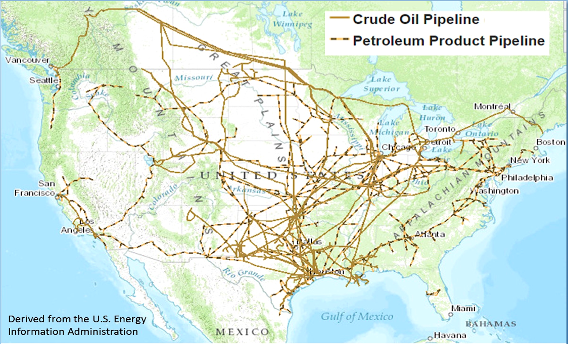Oil and Refined Petroleum Pipeline System