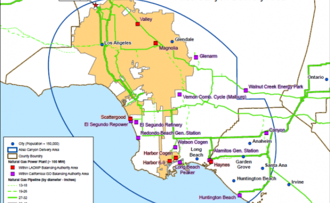 Electric plants served by Aliso Canyon Storage